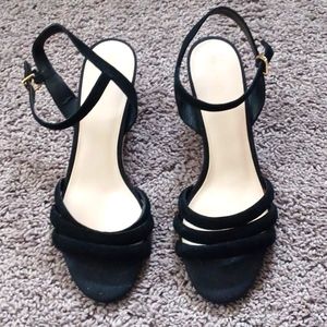 Cole Haan Women's 11B Black Wedge Shoes